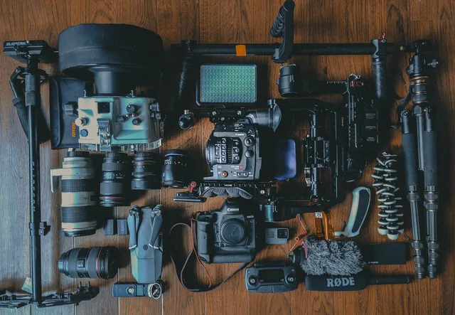 camera, gear, photoshoot, photo, video, lens, light, tripod, glider, wood, table, flash, go pro, tripod, go pro, go pro, go pro, go pro, go pro. Building a shot list that survives a short filming window