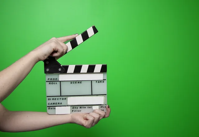 clipper, movie, picture, video, cinema, film, camera, media, woman, frame, b-roll, holding, female, arm, hand, green screen, green video, green camera, green videos, green frame, green movie, green film, green media, green screen, green screen, green screen, green screen, green screen. Planning audio descriptions for important visual information